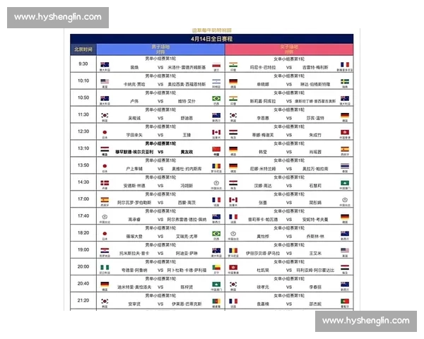 最新体育赛事赛程全览及重要比赛时间安排一览表